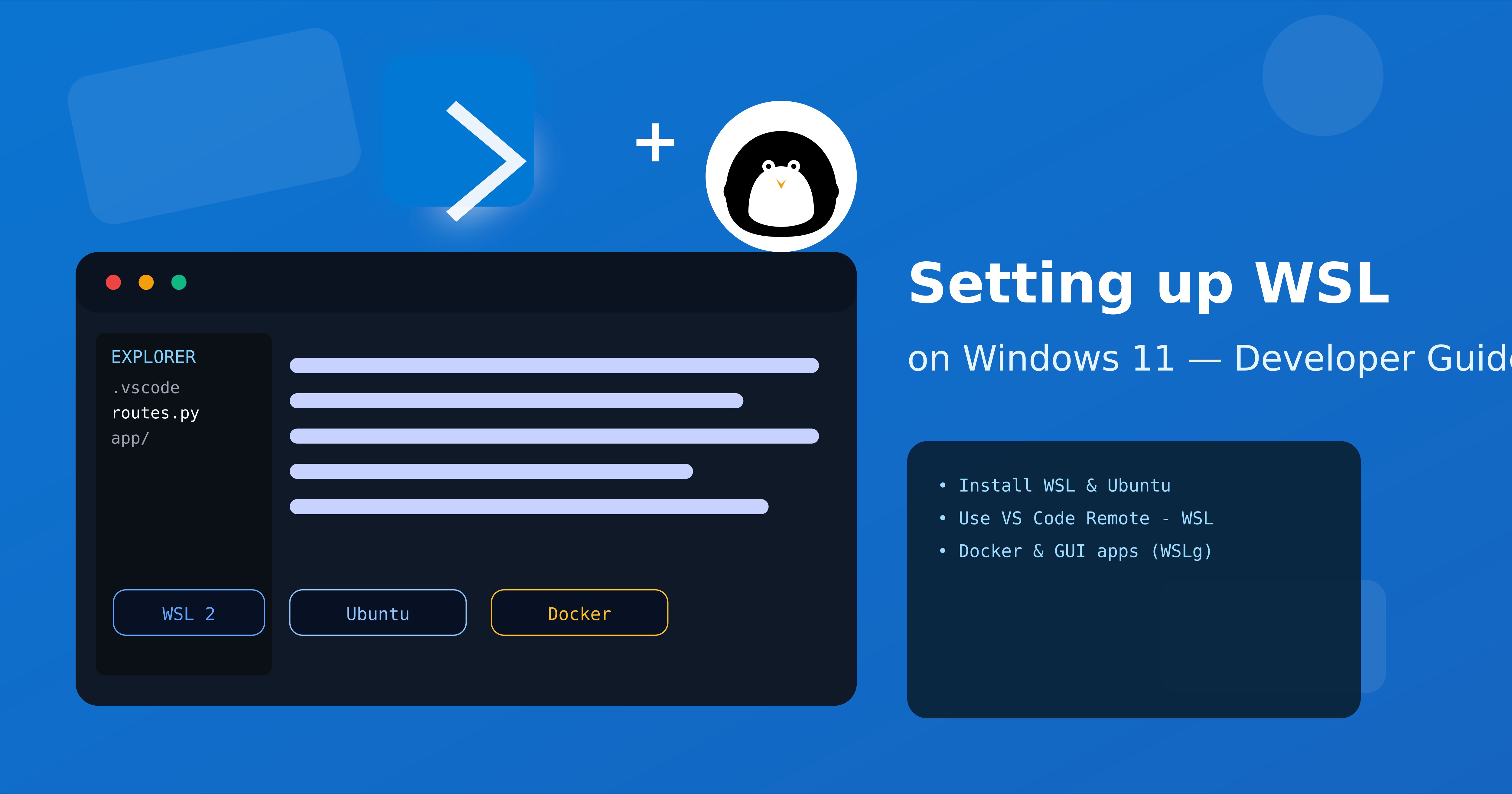 Setting up WSL on Windows 11: A Detailed Developer Guide